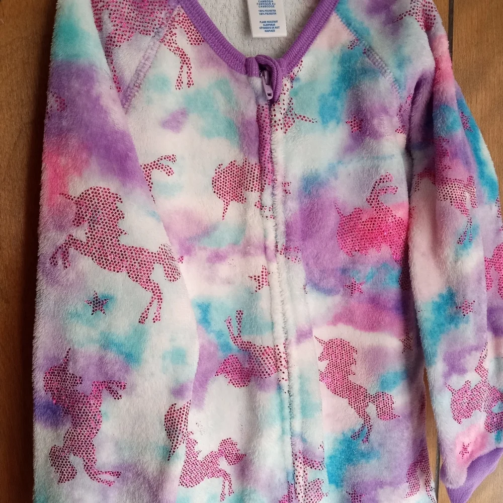 Girls footie PJ outfit